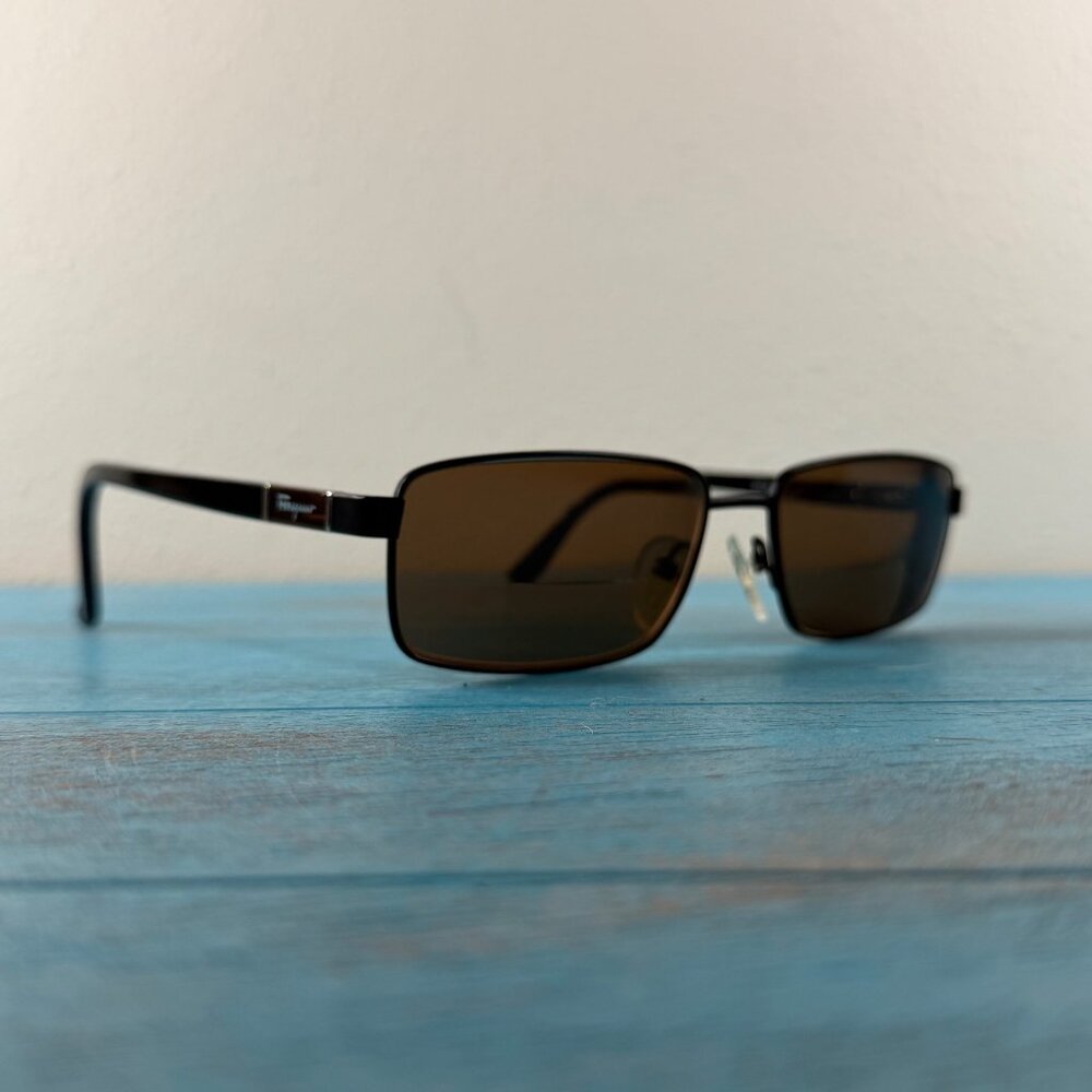 Salvatore Ferragamo Rectangular Black Eyeglass Fr… - image 3